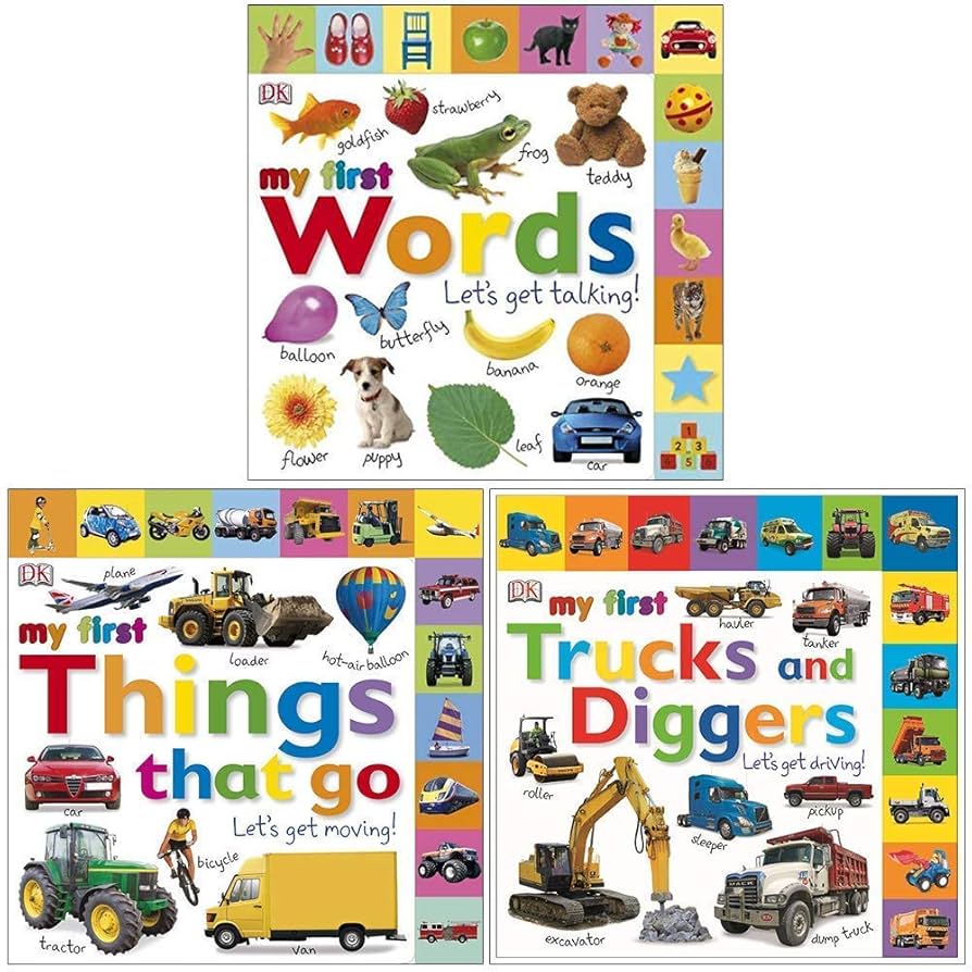DK My First Childrens Collection 3 Books Set (My First Words
